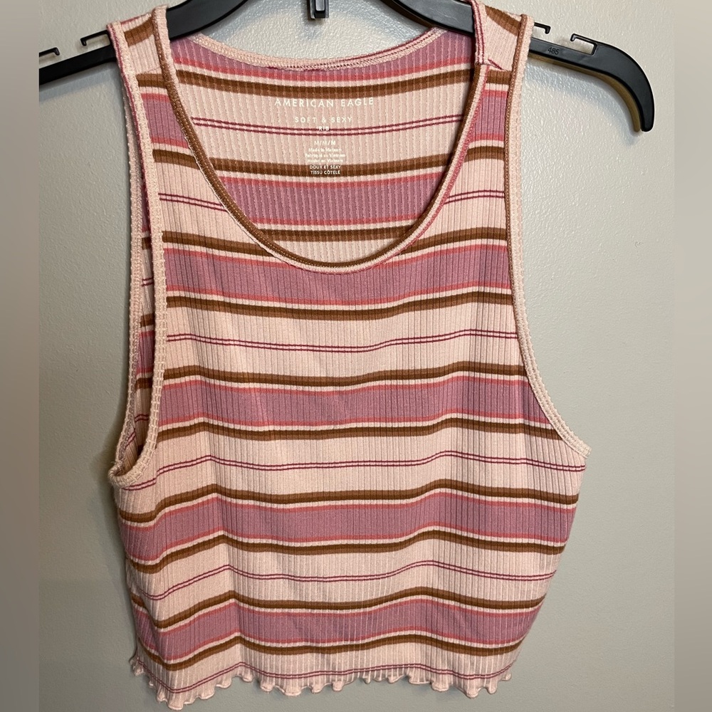 American eagle crop tank